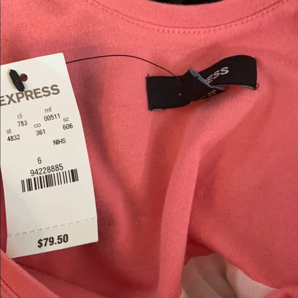 Express Colorblock Ruffle dress - Picture 5 of 6